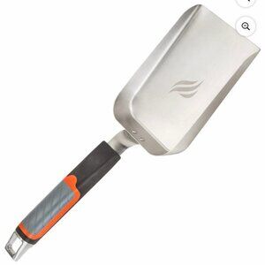 Blackstone Stainless Steel Scraper Scoop with Gray and Orange Handle